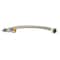 Quickfitting 1/2in Push-to-Connect Angle Valve x 1/2in FIP x 12in Length Faucet Connector Hose LF746AR - alternate 2
